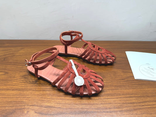 HM Nour Sandals Tan Suede 849486