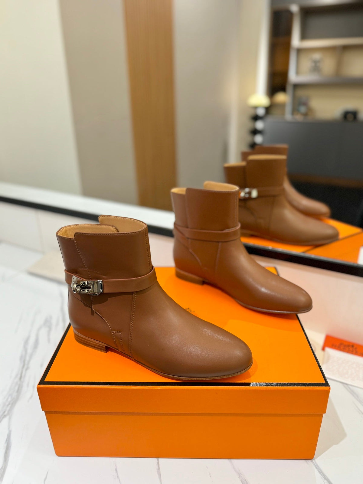 HM Neo Ankle Boot 15mm Brown Cowhide 960836