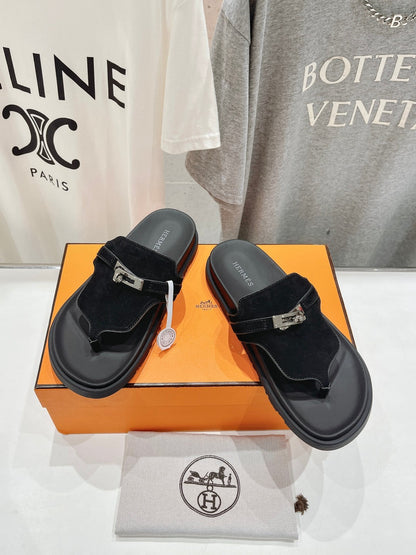 EMPIRE SANDAL BLACK SUEDE