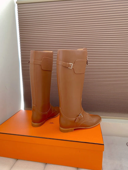 HM Riding Boots Caramel Cowhide 464357