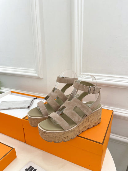 Havane 30 Sandal Light Brown Suede