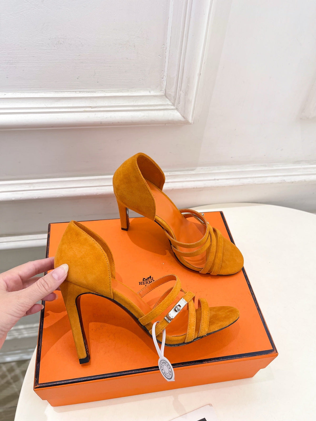HM Lipstick 105 Sandals Orange Suede 536139