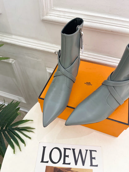 HM 26s Nice 40 Ankle Boot Grey Lambskin 947290