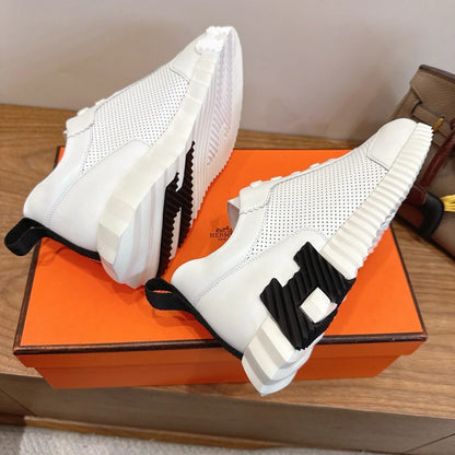 HM 26ss Sneakers White Leather 638575