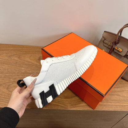HM 26ss Sneakers White Leather 638575