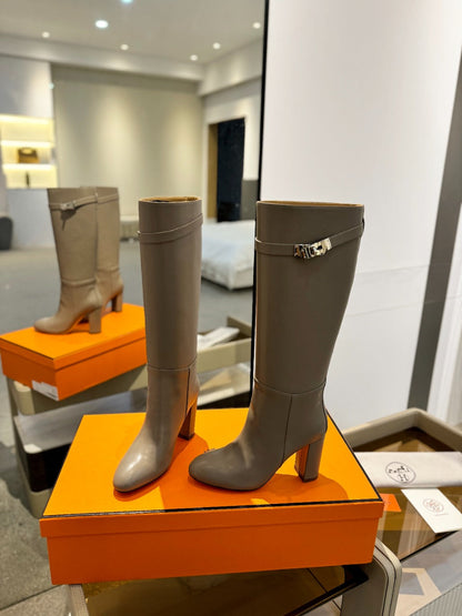 HM Story 85 Boot Beige Light Brown Cowhide 961671